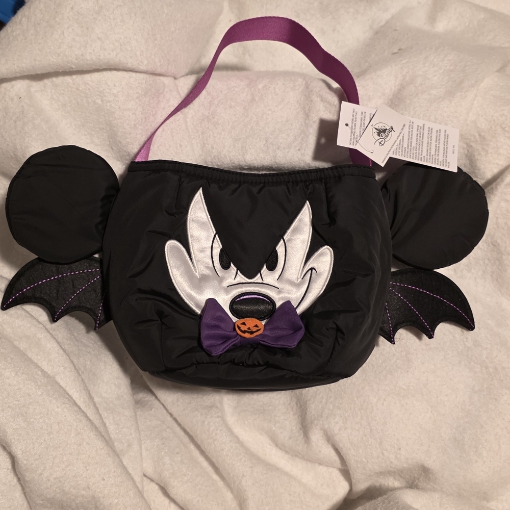 Disney World Halloween 2025 Mickey Trick Or Treat Bag NWT